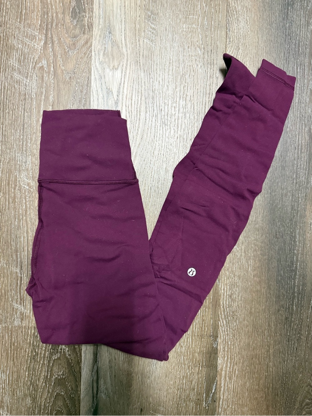 LULULEMON Maroon High Waisted Leggings